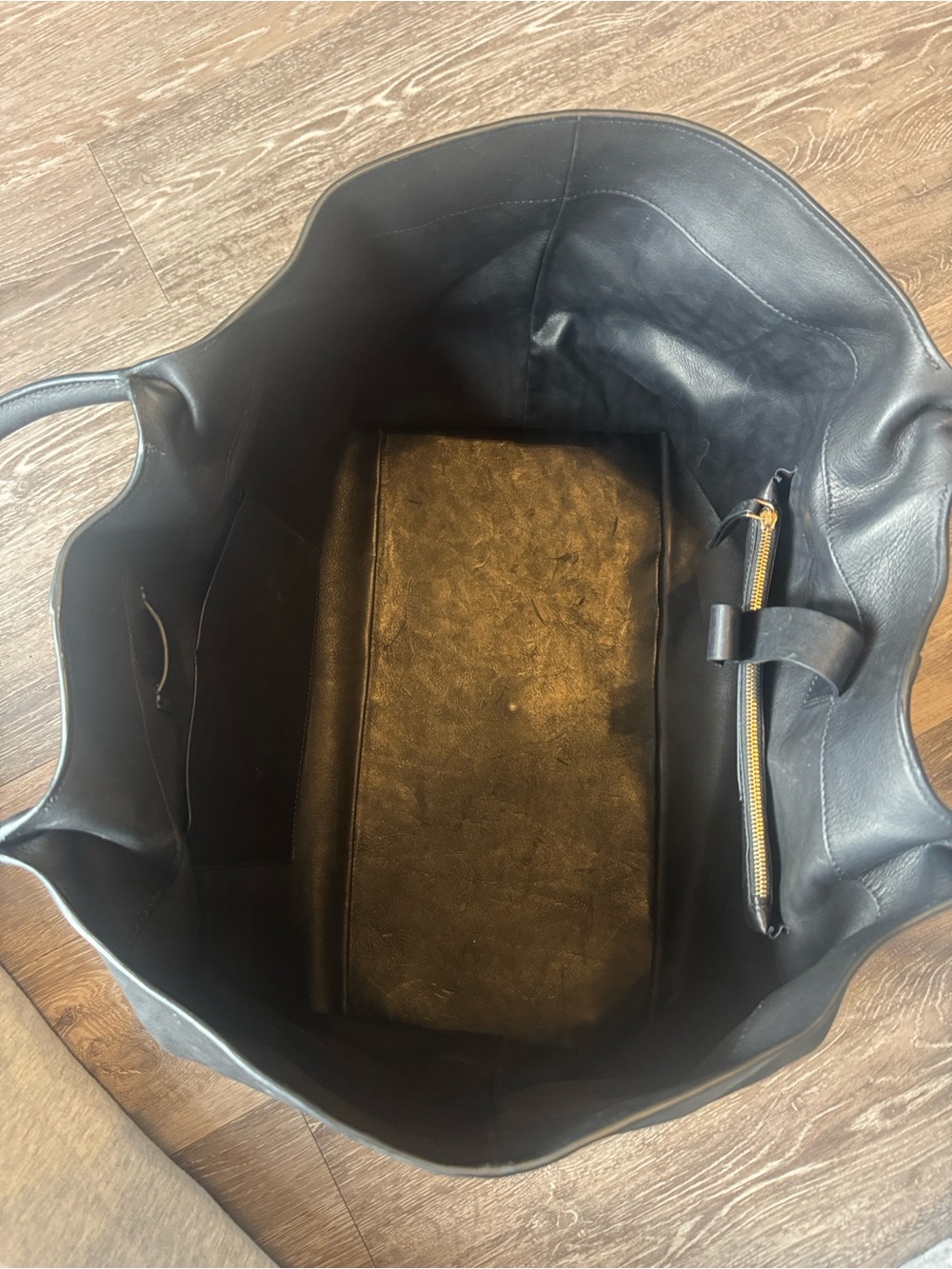 Gabriela Hearst McEwan Leather Tote Nappa Black - Picture 8 of 17